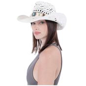 miniatura Sombrero Paja Blanco