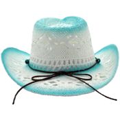 miniatura Disfraz Vaquera Sombrero Calado