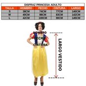 miniatura Vestido para disfraz de blanca nieves