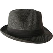 miniatura Sombrero Fedora Negro