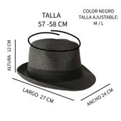 miniatura Sombrero Ala corta Fedora Transpirable