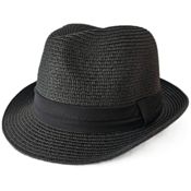 miniatura Sombrero Trilby Negro