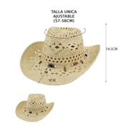 miniatura Sombrero Vaquero Moda Country
