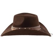miniatura Sombrero estilo cowboy con cuernos de toro
