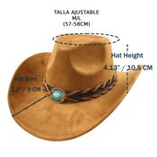 miniatura Sombrero vaquero para hombre y mujer