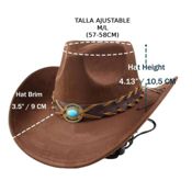 miniatura Sombrero vaquero para hombre y mujer