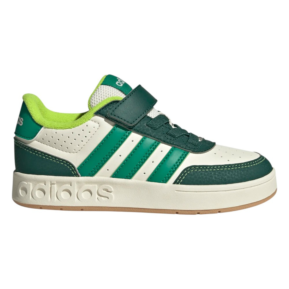 Imagen ZAPATILLAS ADIDAS BREAKBASE C BLANCAS VERDE JR0206 CASUAL NIÑO NIÑA