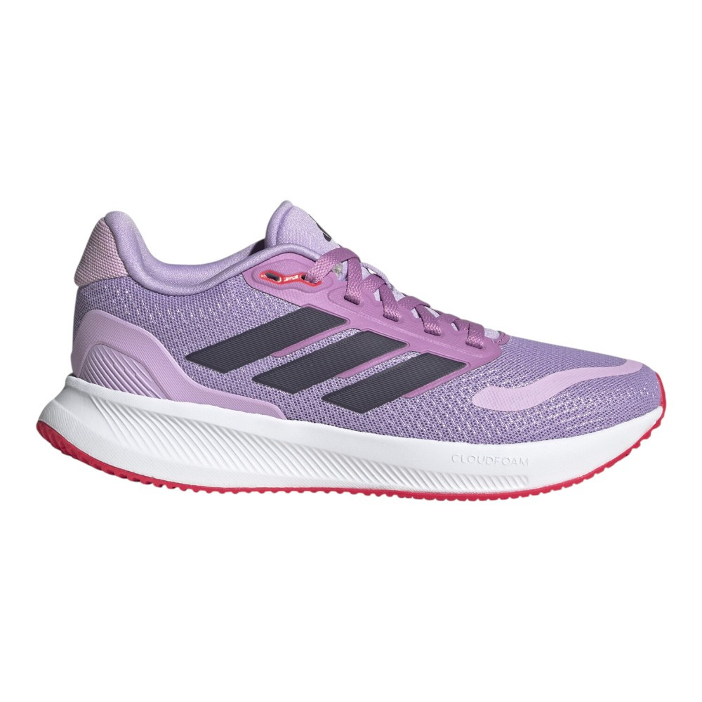 Imagen ZAPATILLAS ADIDAS RUNFALCON 5 MORADO NEGRO JQ8139 RUNNING NIÑA