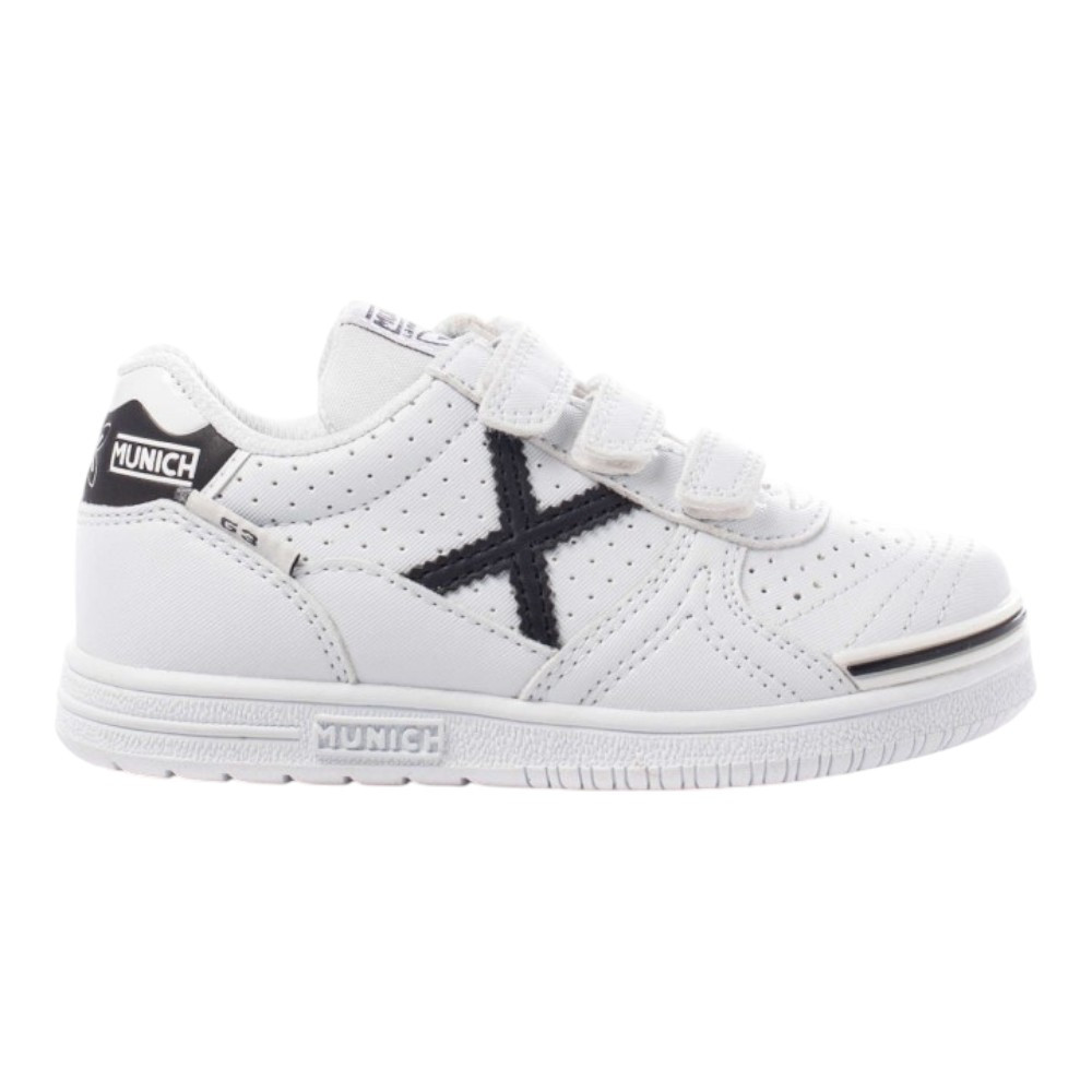 Imagen ZAPATILLAS MUNICH G3 KID VCO PROFIT 07 BLANCAS NEGRO 1514007 FUTBOL SALA NIÑO
