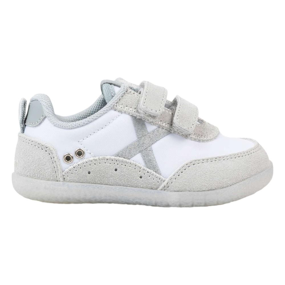 Imagen ZAPATILLAS MUNICH BABY KODA 20 BLANCO GRIS SILVER 8028020 CASUAL NIÑO