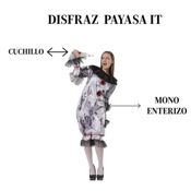 miniatura Disfraz Payasa Terrorífica Mujer Adulta 5