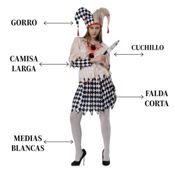 miniatura Disfraces Mujer Halloween Carnaval Fiestas Temáticas