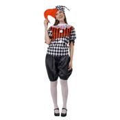 miniatura Traje Disfraz Payaso Mujer