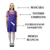 miniatura disfraz Mujer Halloween carnaval fiestas tematicas