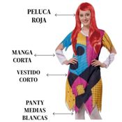 miniatura Disfraz para Mujer Halloween Carnaval Fiestas Temáticas Terror Miedo