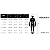 miniatura Tallas Disponibles: A elegir entre las tallas 3-4, 5-6, 7-9 y 10-12 años.