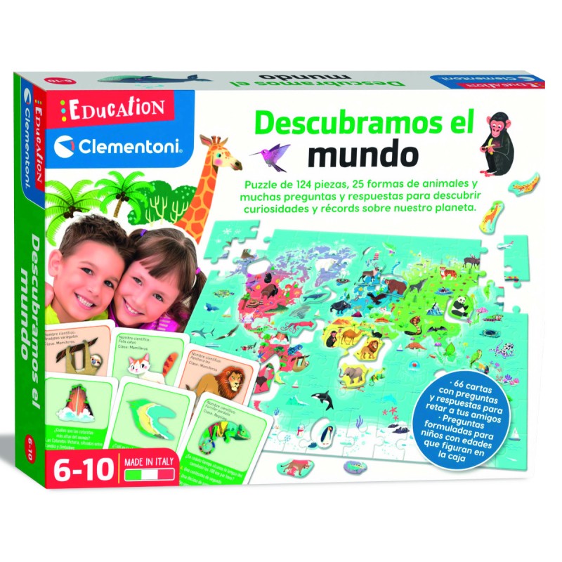 Clementoni Juego Educativo Descubramos el Mundo - Clementoni