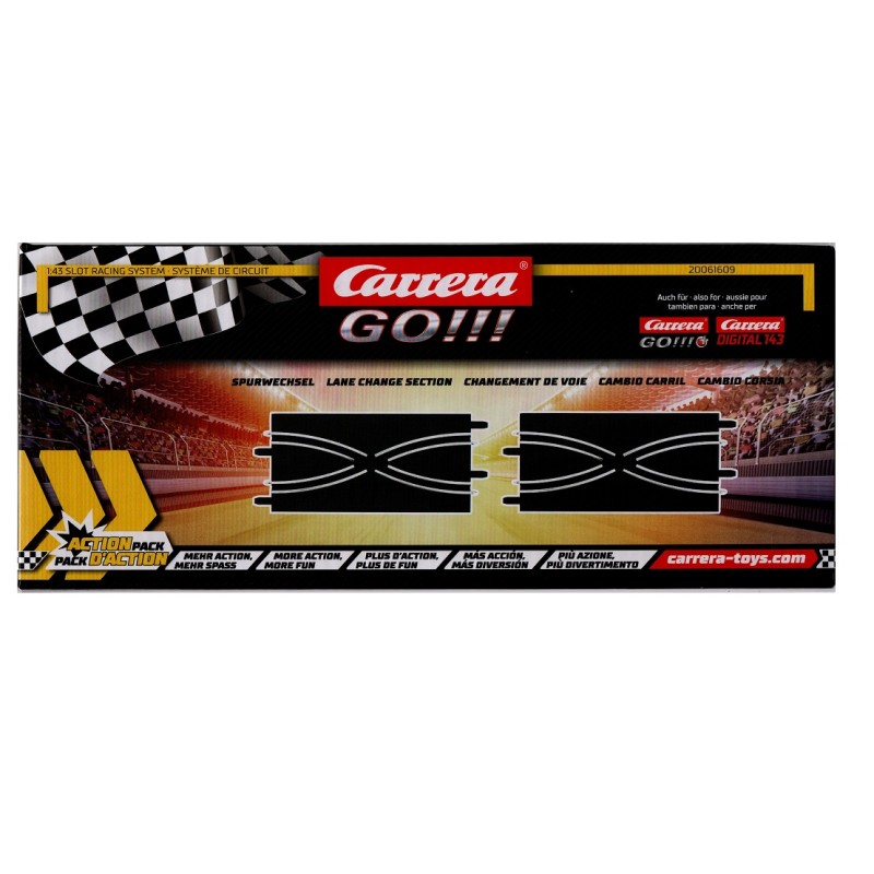 Carrera Set de Ampliación Cambio Carril Circuito Slot de Carrera GOO!!!