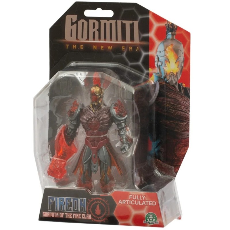 Gormiti Figura de Gormiti la nueva Era Fireon del clan del Fuego