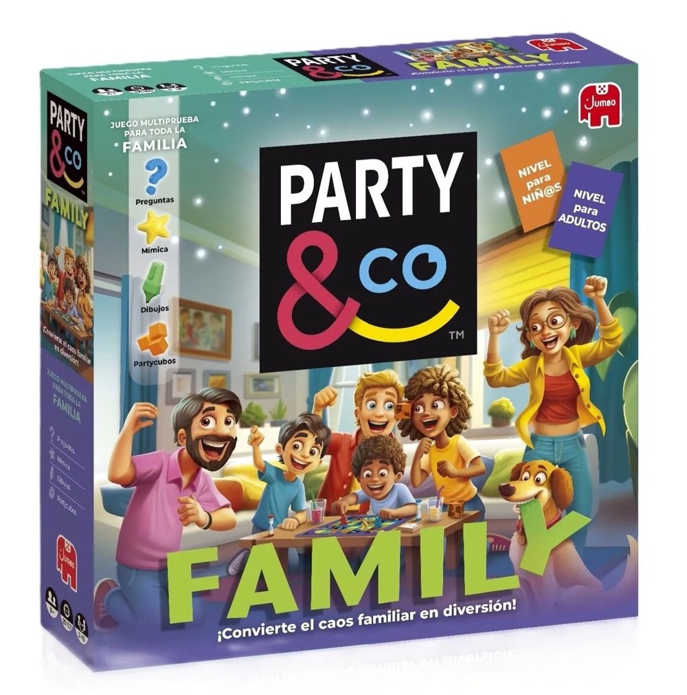 Diset Juego de Mesa Party & Co. Family en castellano - Jumbo Diset