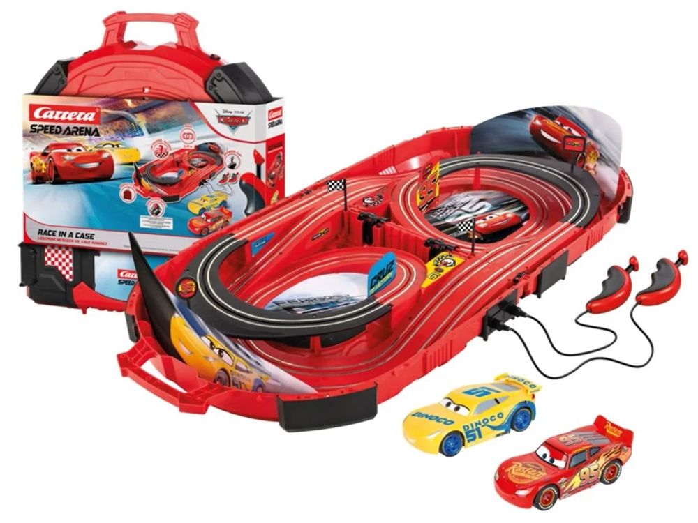 Cars Disney Circuito Coches Maletín Carrera McQueen Disney First