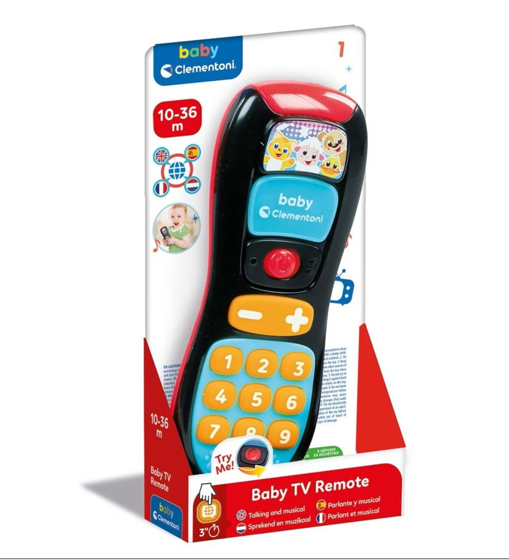 Clementoni Mando Control Remoto Televisión imitación para bebés - Clementoni