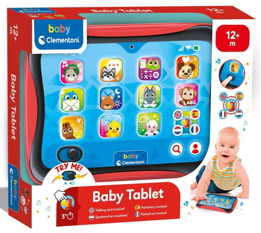 Clementoni Tablet Infantil Baby luz y sonidos - Clementoni
