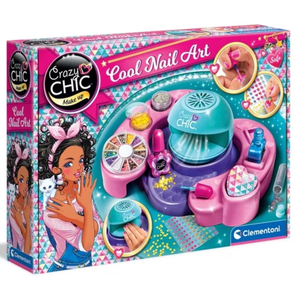 Clementoni Set para Decorar Uñas geniales Infantil - Clementoni