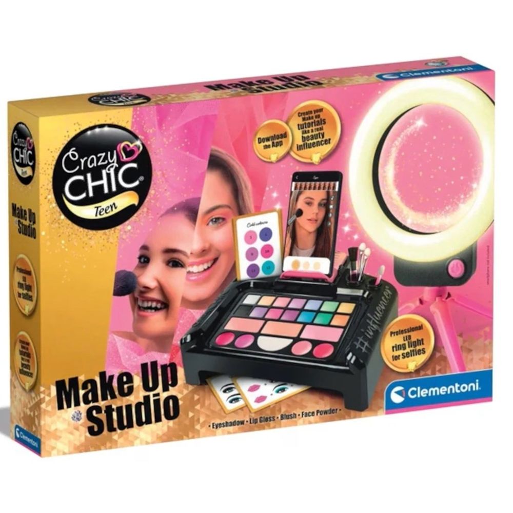 Clementoni Estudio de Maquillaje Infantil Influencer - Clementoni
