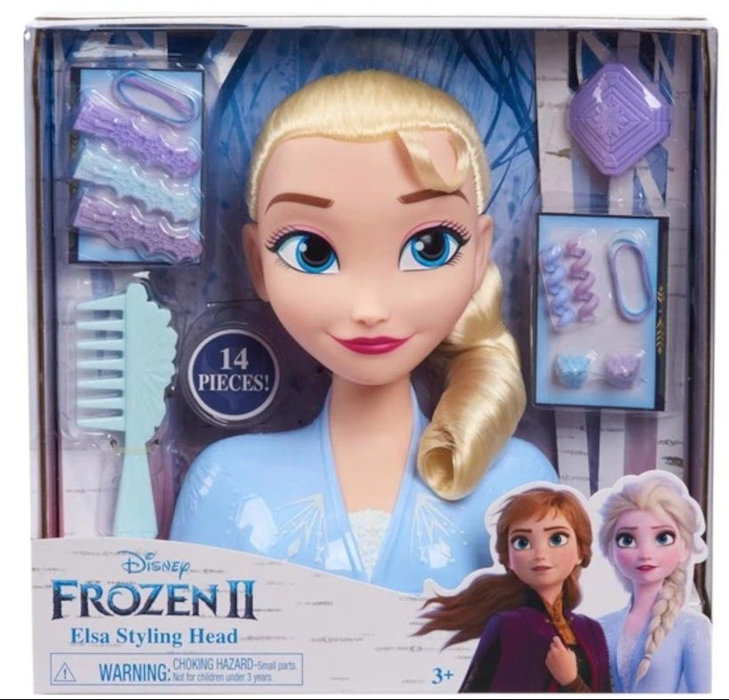 Disney Busto para peinar de la Princesa Elsa - Frozen Disney