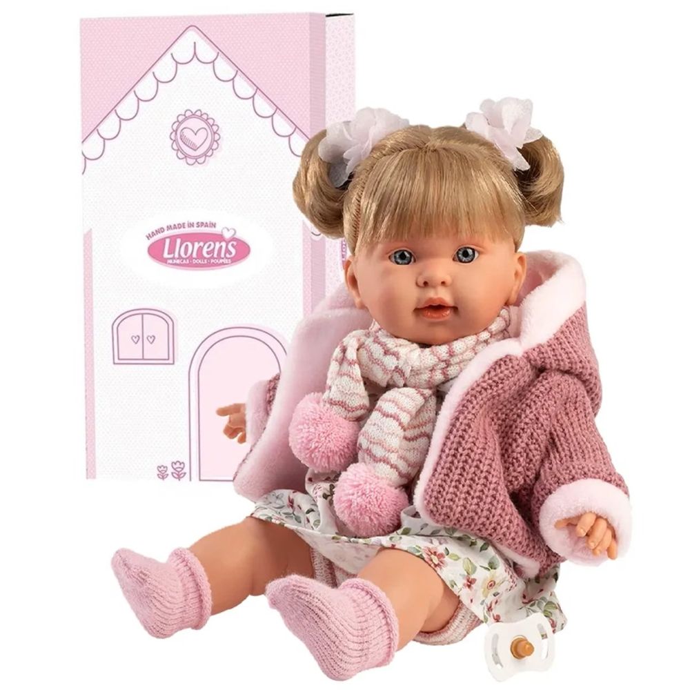 Llorens Muñeca Bebé Llorona Alexandra con chaqueta -  Llorens