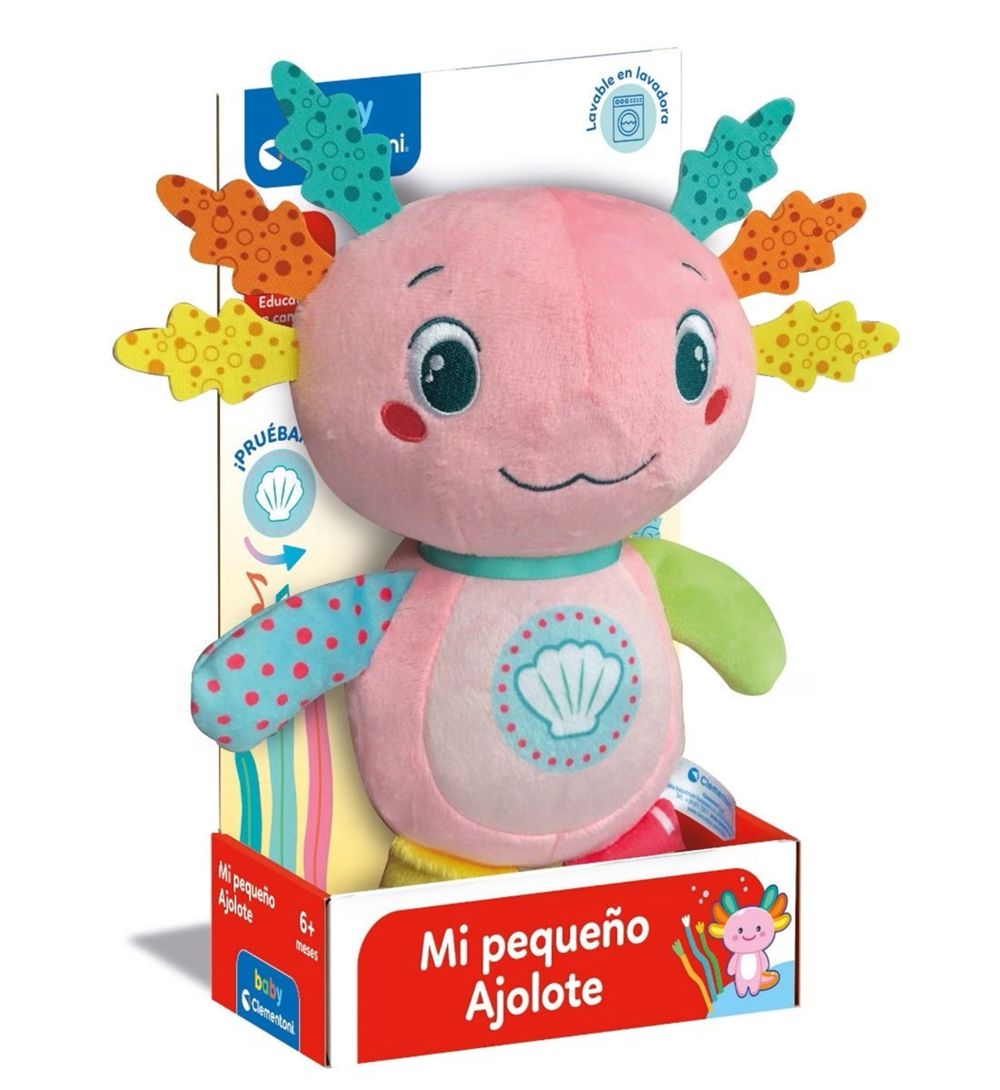 Clementoni Peluche Infantil Mi Pequeño Ajolote - Clementoni