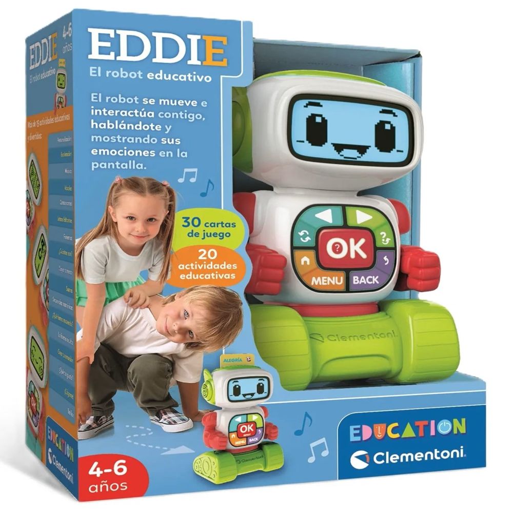 Clementoni Eddie el Robot educativo para niños