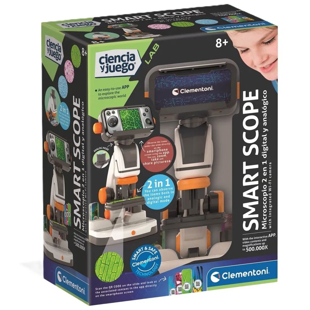 Clementoni Microscopio Digital Infantil con Wi-Fi