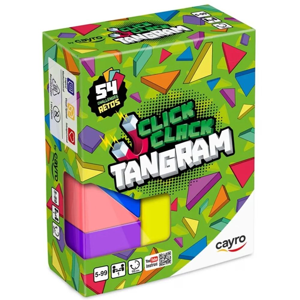 Cayro Juego de Mesa Click Clack Tangram - Cayro