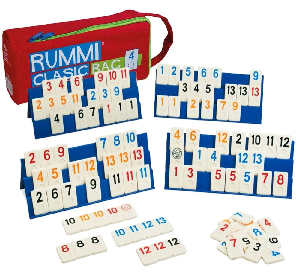 Cayro Juego de Mesa Rummi Clásico piezas grandes en Bolsa - Cayro