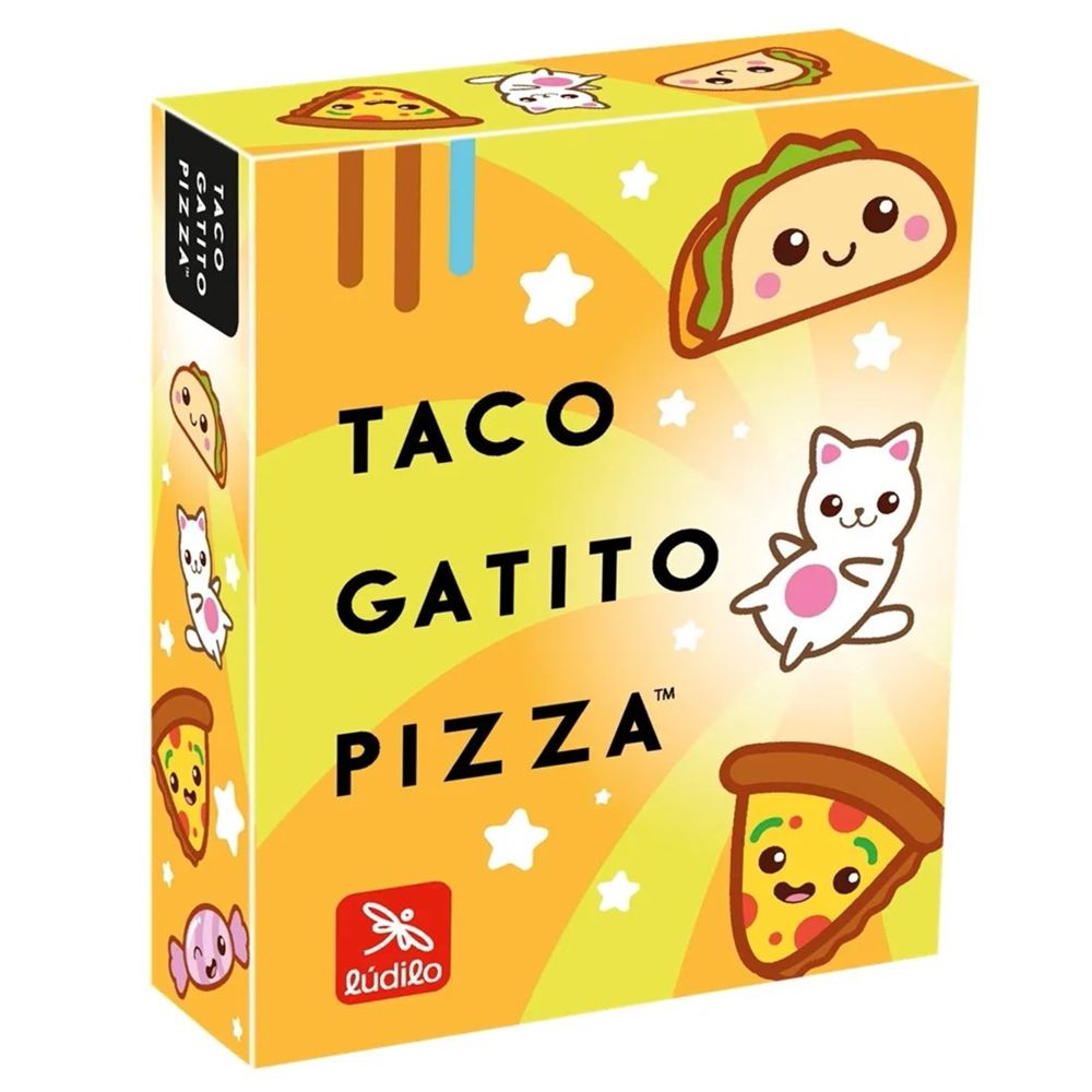 Lúdilo Juego de Cartas Taco, Gatito, Pizza - Lúdilo
