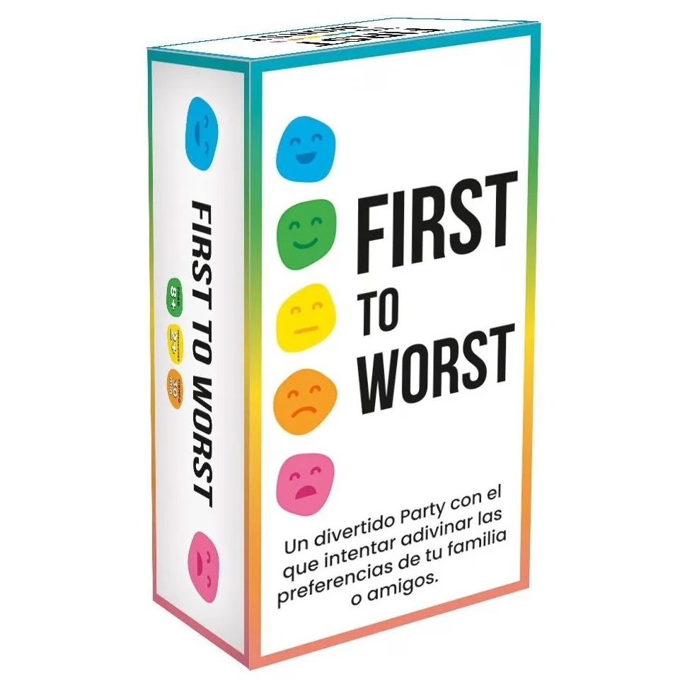 Lúdilo Juego de Mesa de Cartas First to Worst - Lúdilo