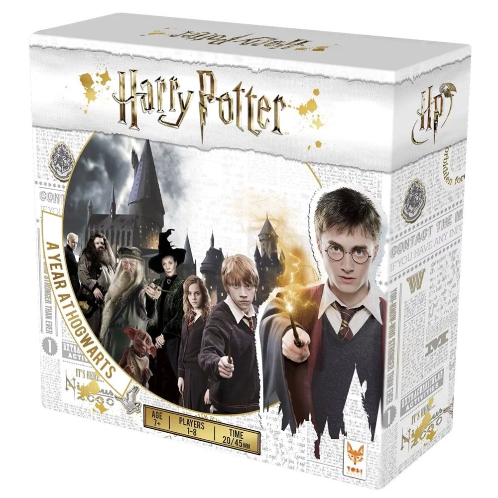 Topi Games Juego de Mesa Harry Potter Un año en Hogwarts en Castellano - Topi Games