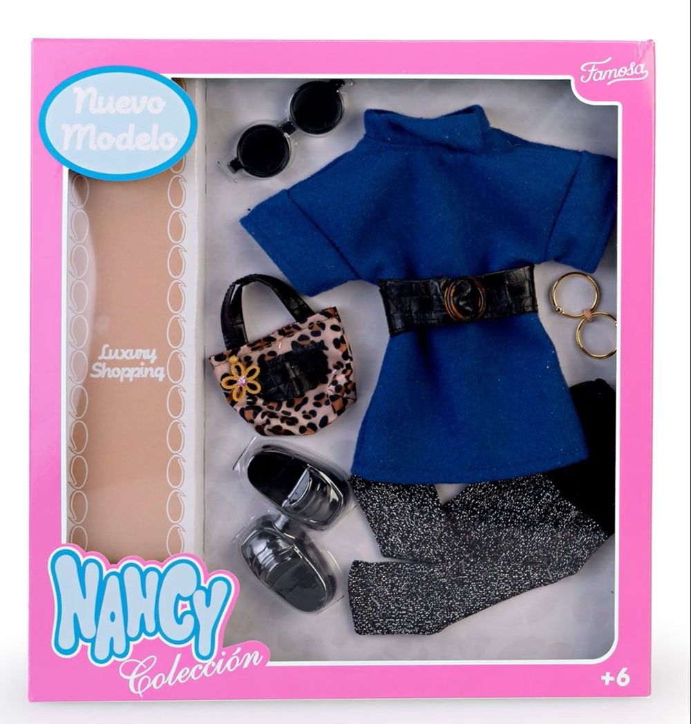 Nancy Ropa para muñeca Nancy Colección Luxury Shopping azul - Famosa