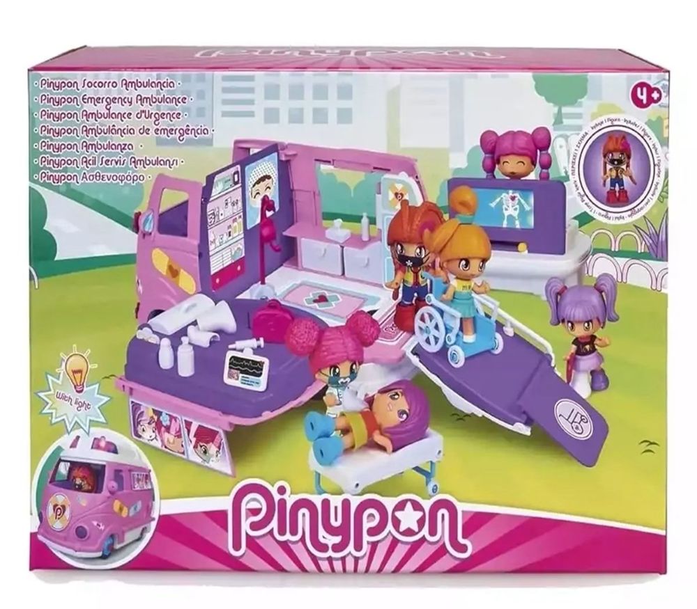 Pinypon Ambulancia para Muñecos PinyPon - Famosa