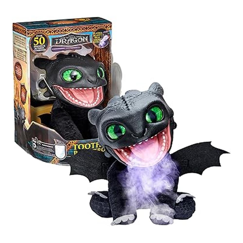 Disney Peluche electrónico Real FX Toothless Puppetronic - Famosa