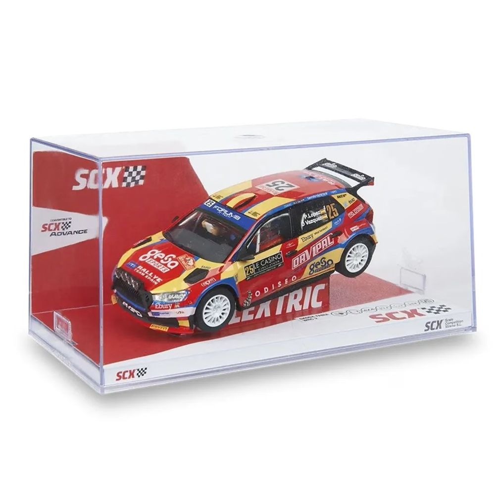 Scalextric Coche Scalextric Skoda Fabia WRC2 - Pepe López escala 1:32