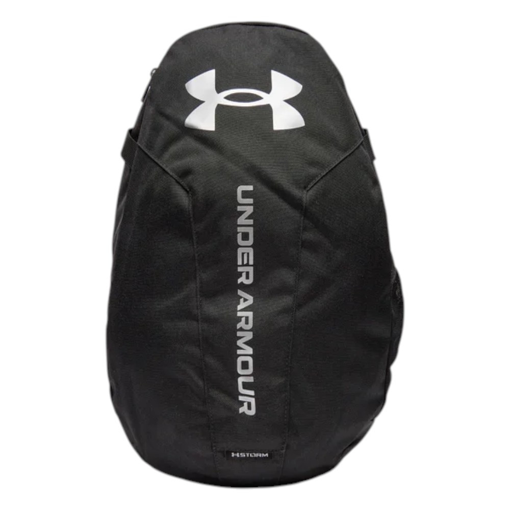 Imagen MOCHILA UNDER ARMOUR HUSTLE LITE NEGRO GRIS SILVER 26,5 LITROS 1364180-002 BACKPACK