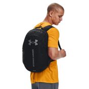 miniatura Imagen MOCHILA UNDER ARMOUR HUSTLE LITE NEGRO GRIS SILVER 26,5 LITROS 1364180-002 BACKPACK