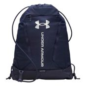 miniatura Imagen GYMSACK UNDER ARMOUR HUSTLE GYMSACK AZUL MARINO 20 LITROS 6000519-410 MOCHILA CUERDAS