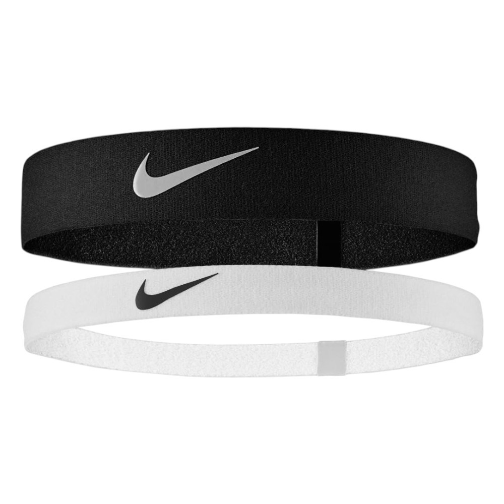 Imagen DIADEMA CINTA NIKE FLEX 2PK NEGRO BLANCO N1009191036OS HEADBAND CINTA PELO