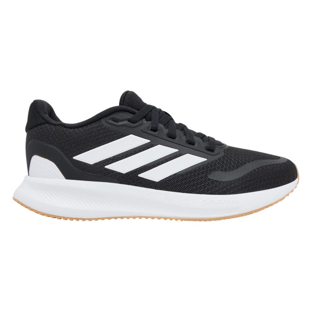Imagen ZAPATILLAS ADIDAS RUNFALCON 5 J NEGRO BLANCAS CARAMELO JR2234 RUNNING NIÑO