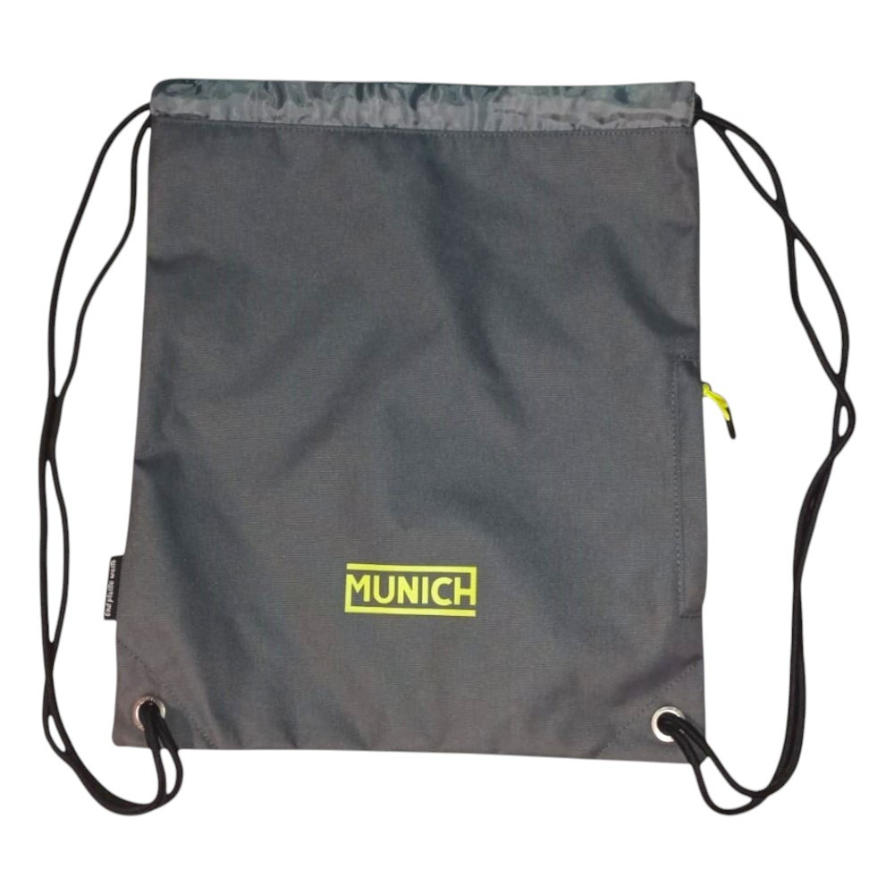 Imagen MOCHILA MUNICH GYM SPORTS CRECYCLED GYMSACK GRIS 7113493 GYM SACK MOCHILA CUERDAS