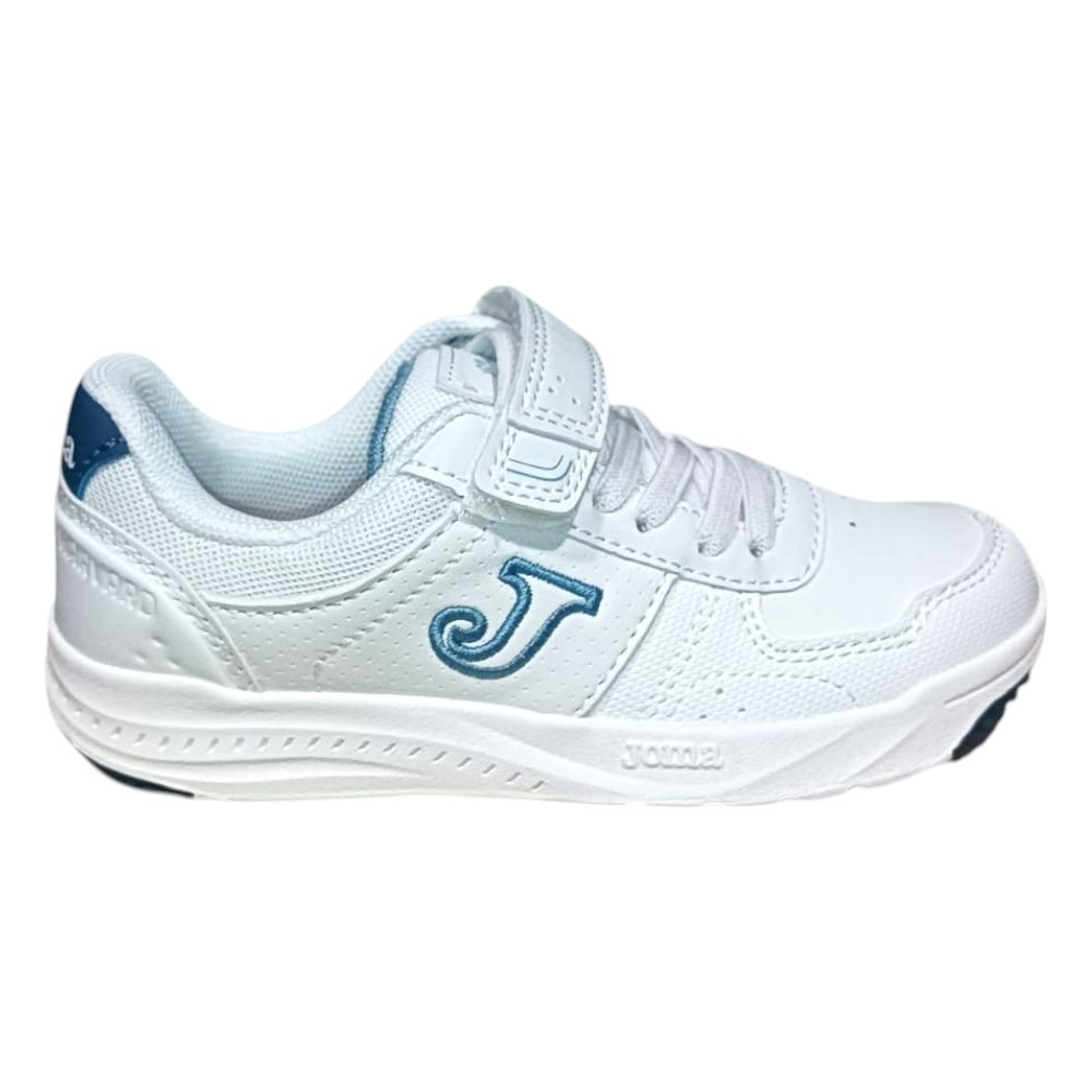 Imagen ZAPATILLAS JOMA HARVARD JR 2543 BLANCAS AZUL WHARW2543V CASUAL NIÑO COLEGIALES